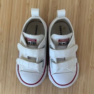 White Toddler Converse All Stars